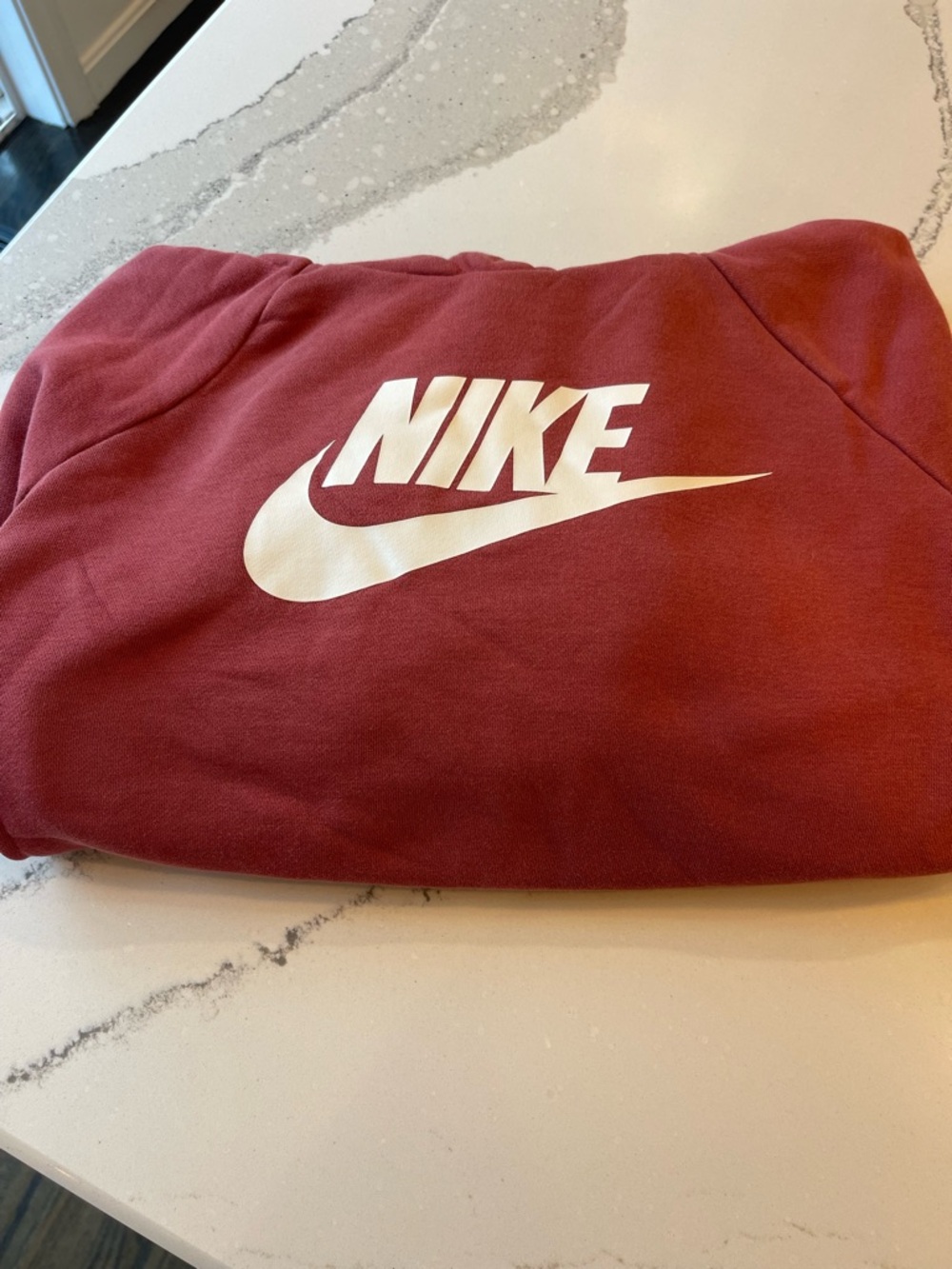 Women’s Nike maroon sweatshirt. Size small.